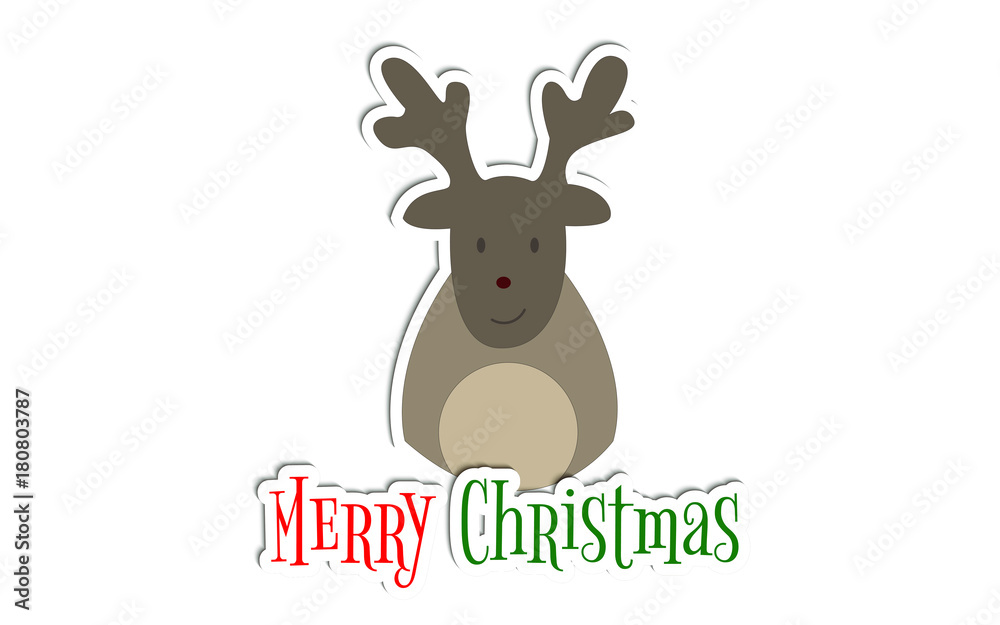 Merry Christmas. Holiday greeting card. Vector illustration. Merry Christmas. Holiday greeting card. Vector illustration.