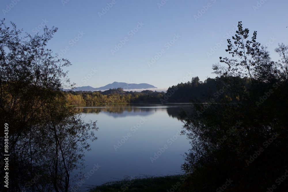 Riverfront Regional Park - two beautiful lakes for fishing, kayaking, canoeing and stand-up paddling. A trail loops around the larger lake, Lake Benoist, with beach on the Russian River, redwood.