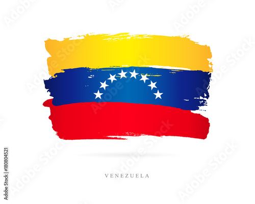 Flag of Venezuela. Abstract concept