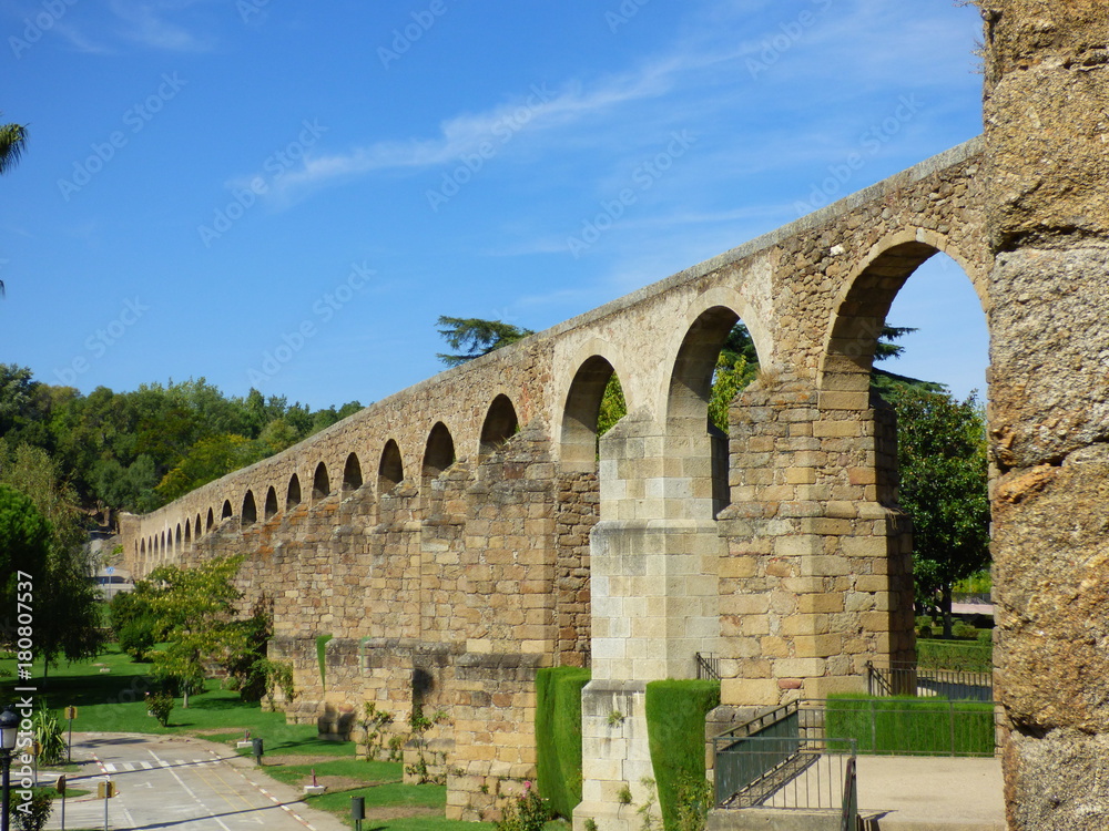Acueducto de Plasencia , ciudad de Cáceres, situada en Extremadura,España.