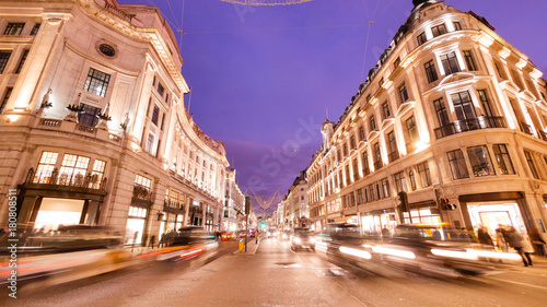 Shopping at Oxford street, London, Christmas day