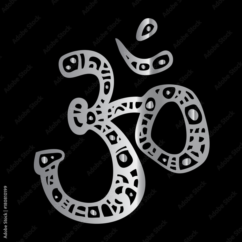 Om symbol. Aum, ohm. Om symbol. Aum, ohm.