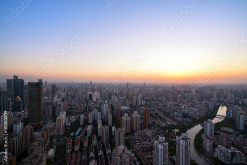 Yellow light in city sunset © YANG WEI CHEN 