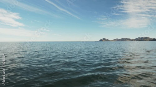 Wide, vast Lake Titicaca in Bolivia
