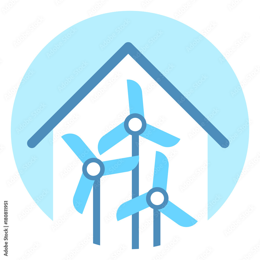 Wind Turbine Icon Alternative Energy Resource Concept Vector Illustration Wind Turbine Icon Alternative Energy Resource Concept Vector Illustration