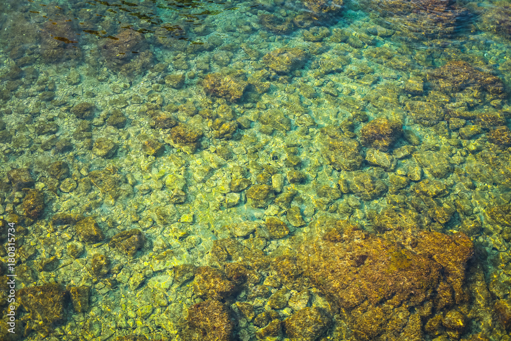 Rocks in underwater