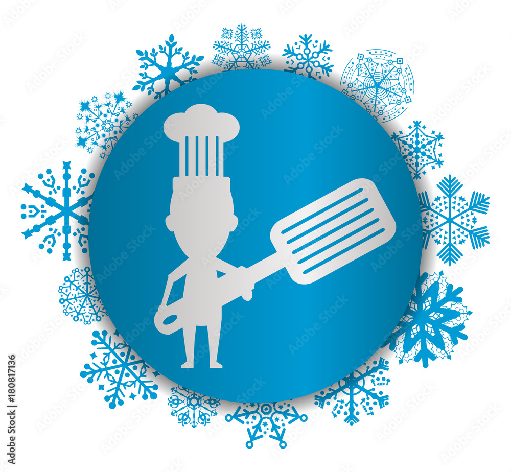 chef christmas icon chef christmas icon
