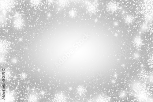 Snow frost Effect . Abstrac...