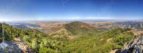 Golden hills in Contra Costa county, mount Diablo