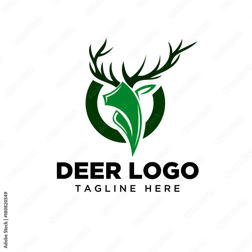 Circle Head Deer logo