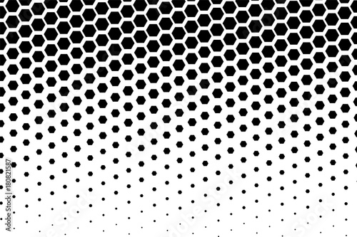 Abstract Geometric Pattern. Hexagonal Pattern. Vector Illustration.
