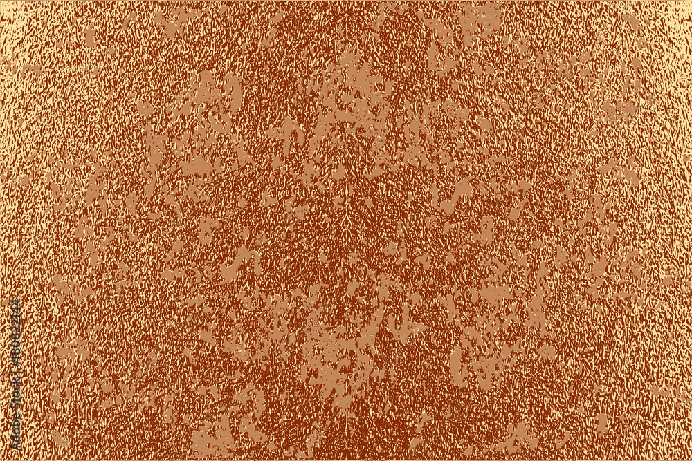 Fototapeta premium Modern and stylish minimal design. Copper glossy background. Metallic texture. Bronze metal.
