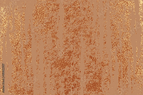 Modern and stylish minimal design. Copper glossy background. Metallic texture. Bronze metal.