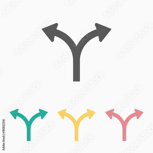 fork in the road icon