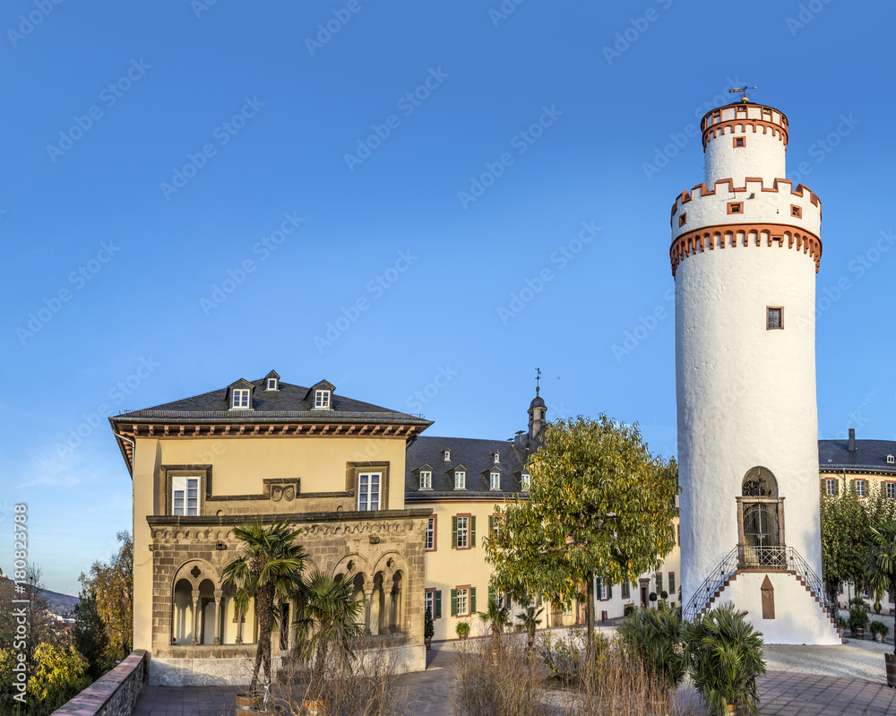 tower of the castle in Bad Homburg