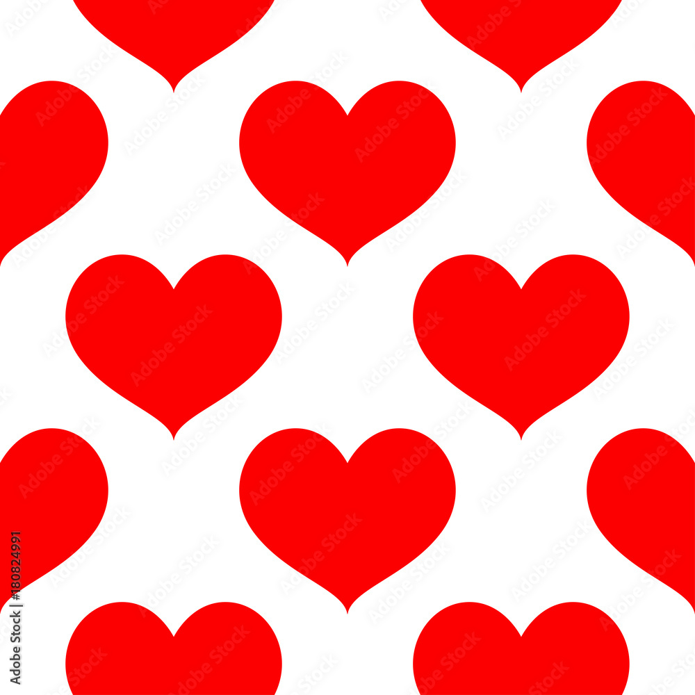 Hearts. Seamless pattern