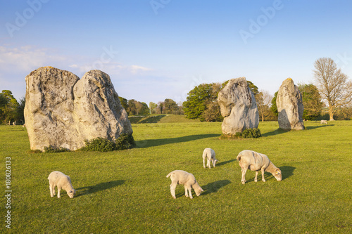 Part of the stone circle at Avebury Great Henge photo