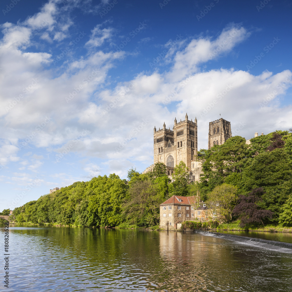 Durham Cathedral and the River Wear England