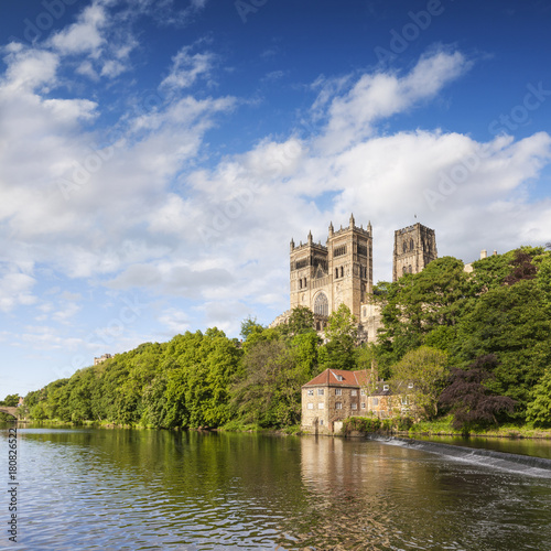 Durham Cathedral and the River Wear England