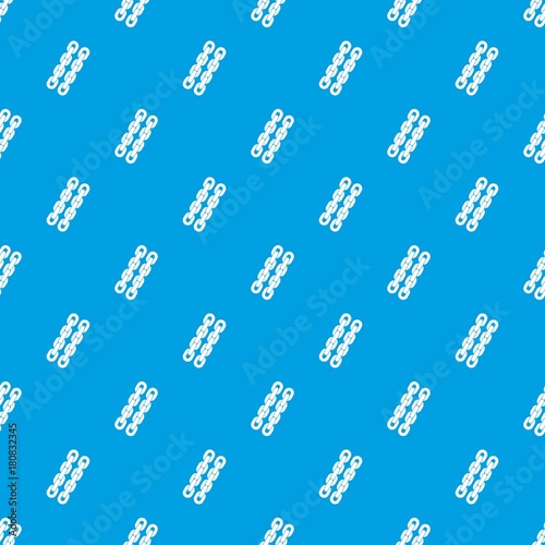 Chains pattern seamless blue