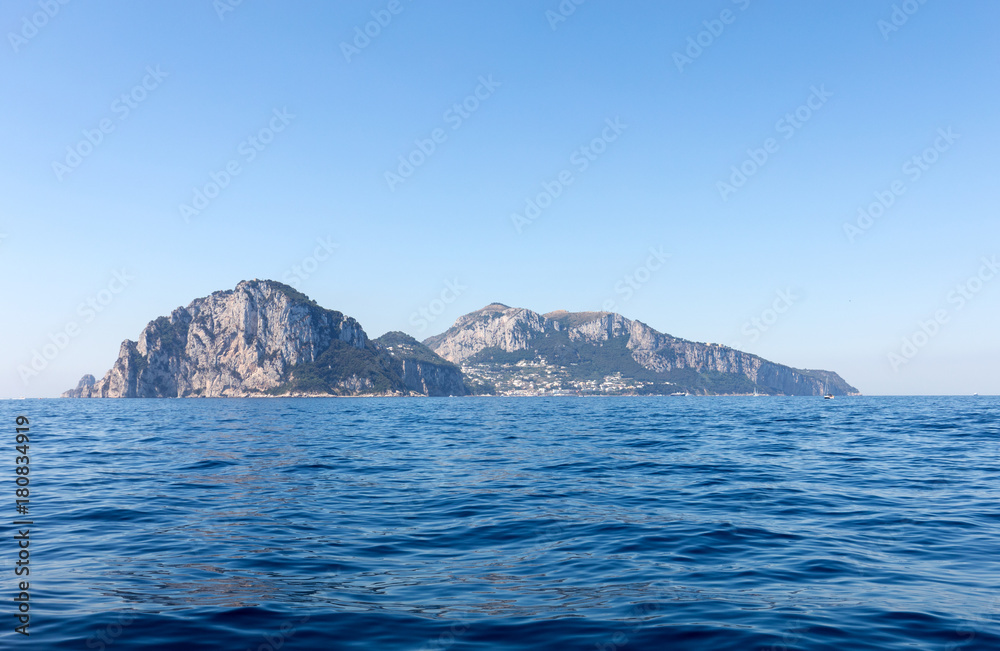 The Island of Capri is a very picturesque, luxuriant and extraordinary location in Italy famous for its high rocks.