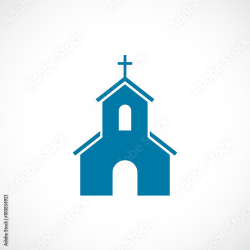 Church building vecto icon