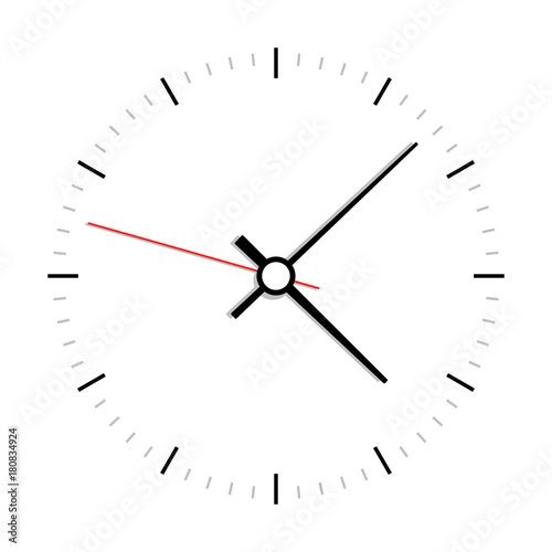 Clock face vector illustration