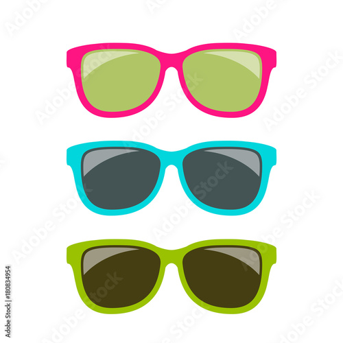 Funky style colorful sun glasses