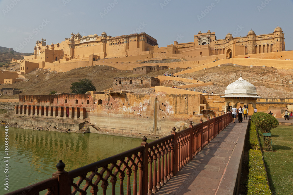 Fototapeta premium Le Fort d' Amber à Jaipur