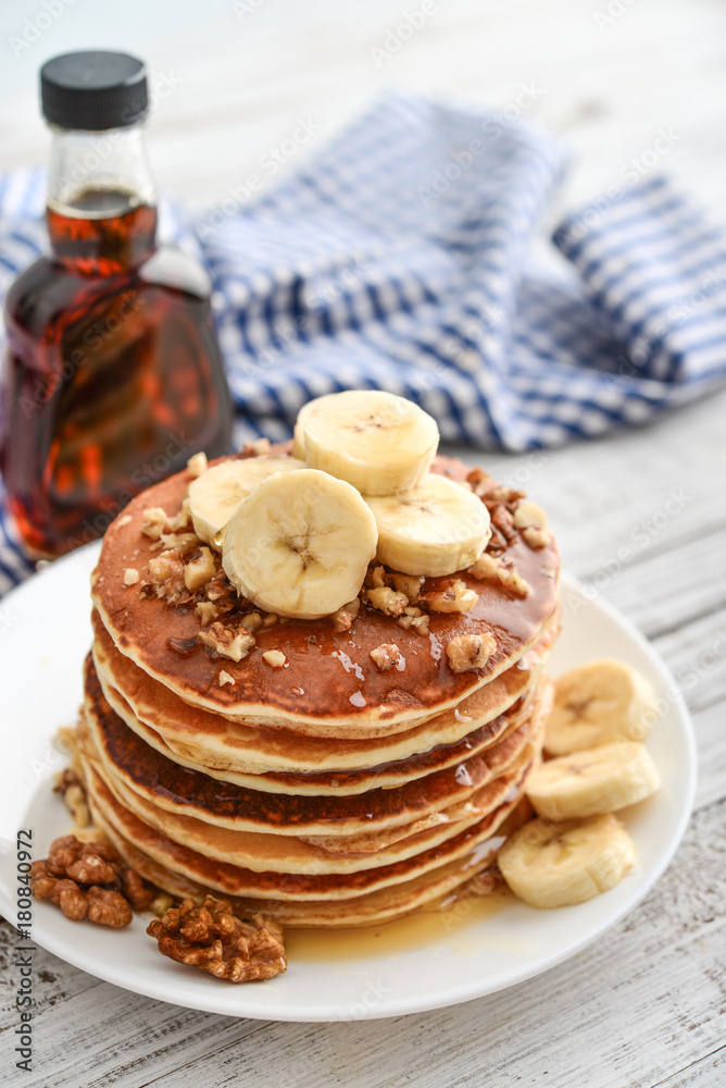 Pancakes with banana Pancakes with banana