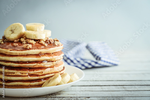 Pancakes with banana