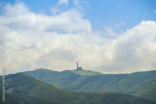 Old soviet building in bulgarian mountain 1 photo