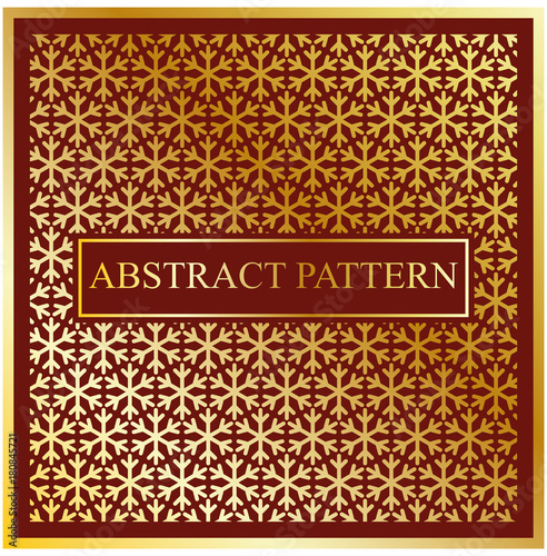 Christmas Golden Pattern