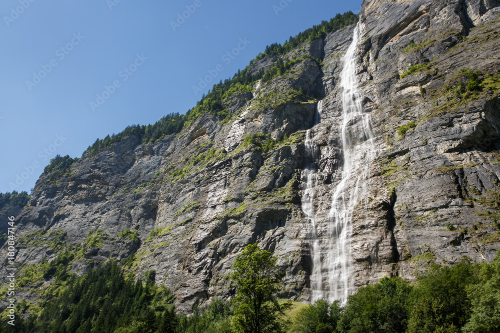 Mürrenbachfall, Lauterbrunnen, Switzerland