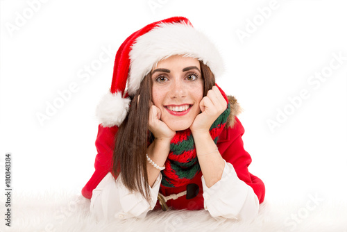 Girl in Christmas