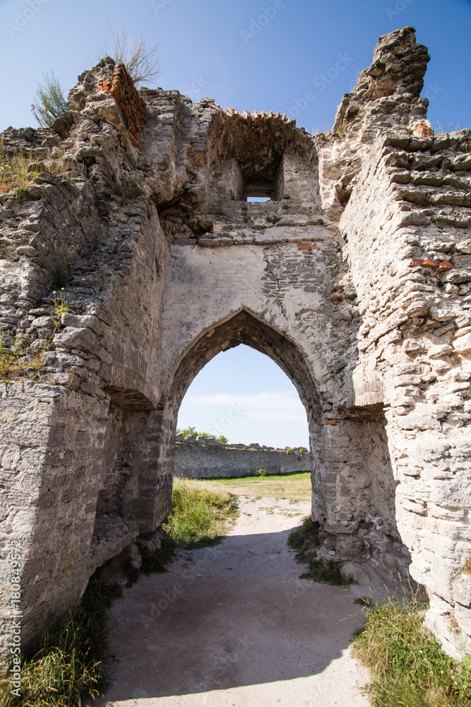 Ancient castle ruins (XII century), Kremenets, Ternopil region, Ukraine