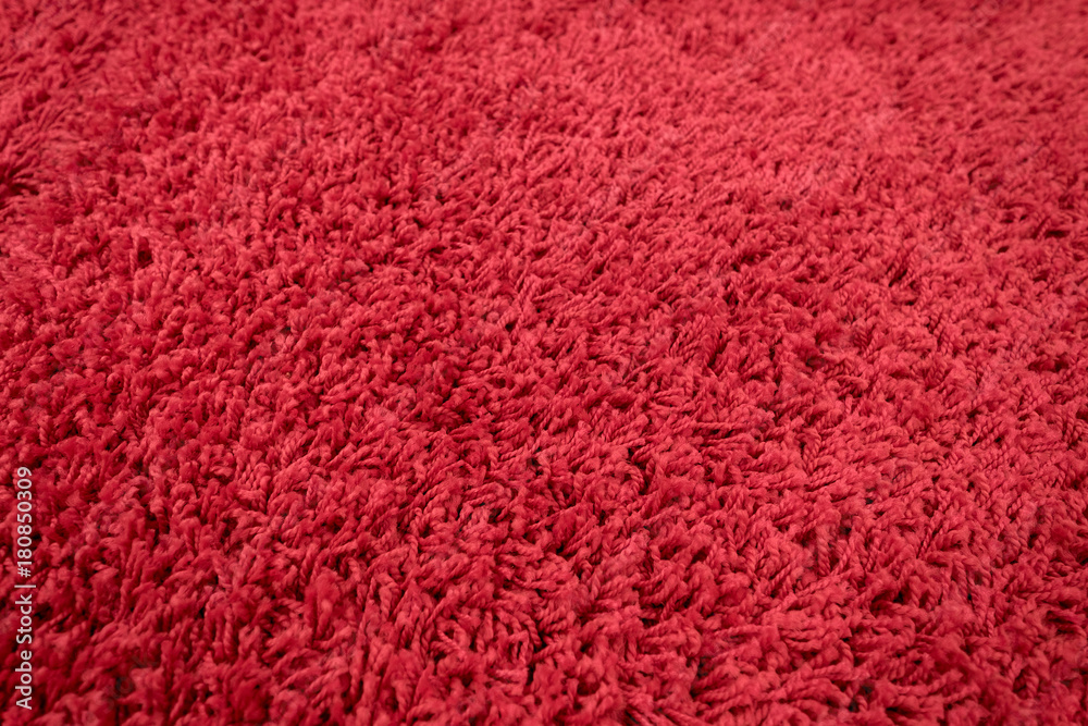 Elegance red carpet textures with long hairs fiber for background, natural  textile foto de Stock | Adobe Stock