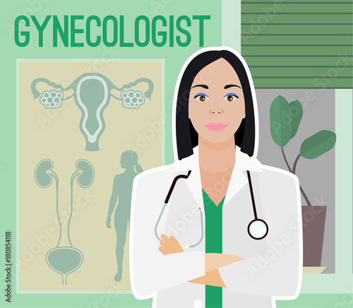 Gynecologist vector image