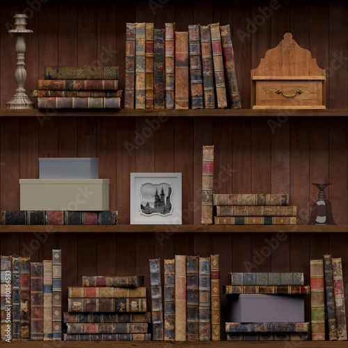 Books seamless texture. tiled with other textures in my gallery