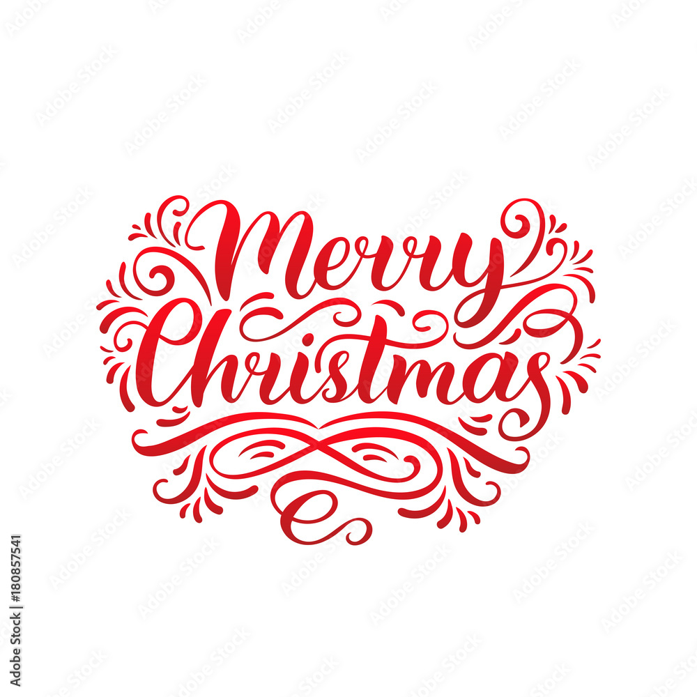 Vector ornate Merry Christmas lettering background.New Year or Nativity pattern typography.Happy Holidays greeting card. Vector ornate Merry Christmas lettering background.New Year or Nativity pattern typography.Happy Holidays greeting card.