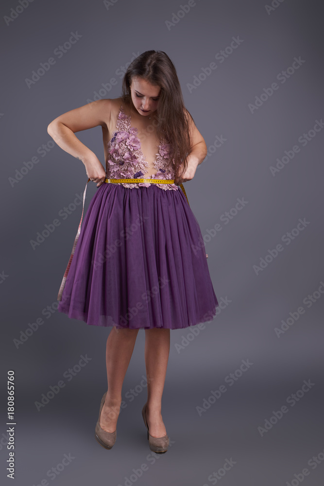 Strong and gentle girl background isolated Strong and gentle girl background isolated