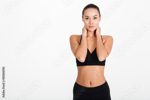 Amazing young sports woman