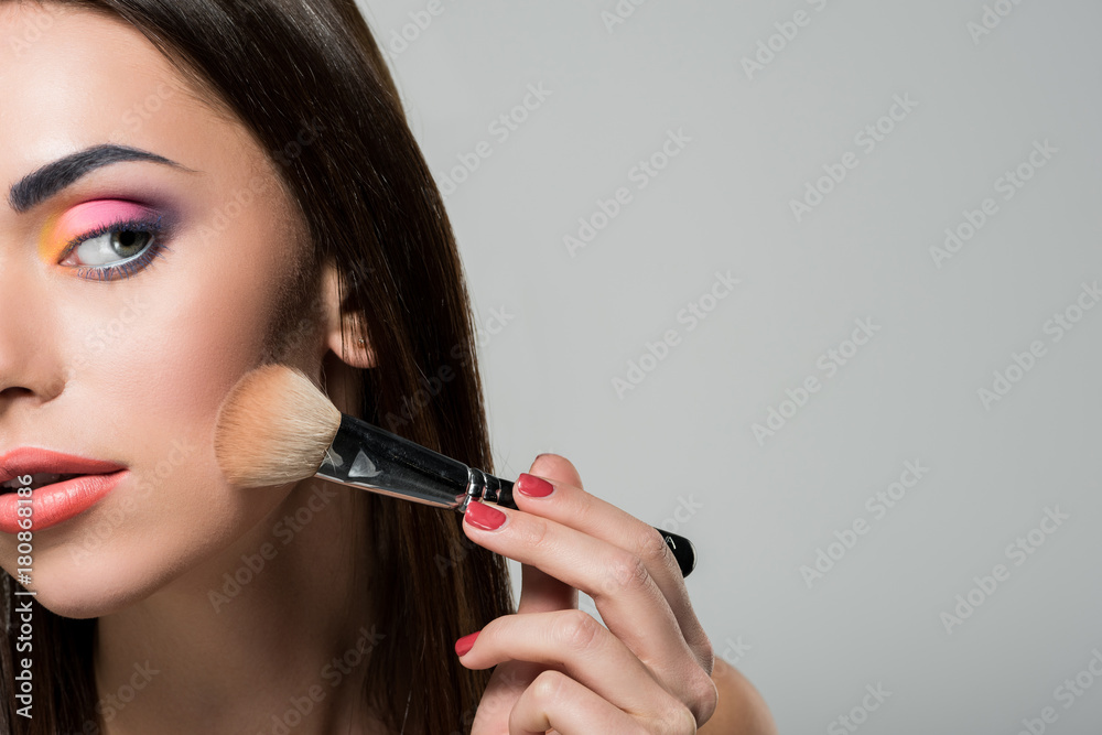 Fototapeta premium doing makeup