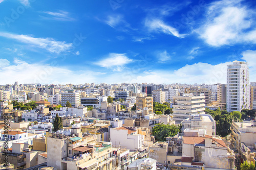 Nice view of Nicosia, Cyprus photo