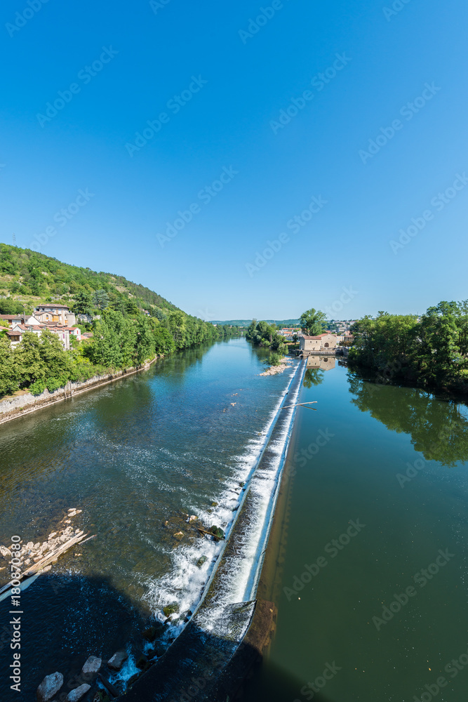 Pont Valentre in Cahors, France.