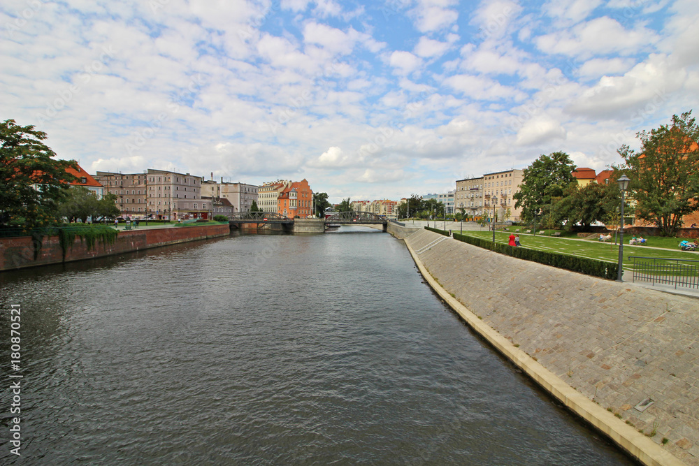 Obraz premium Centro de Wroclaw, Polonia