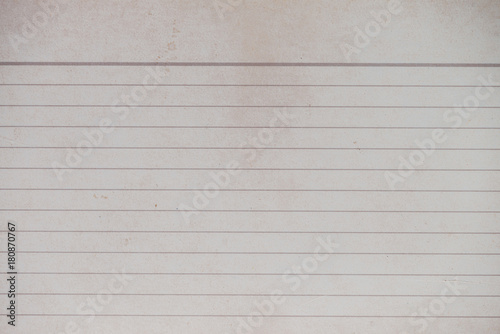 Weathered lined paper as copy space backgorund