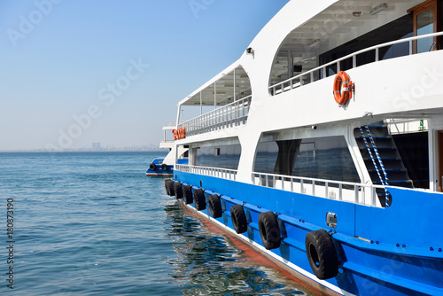 Blue passenger ship © badahos