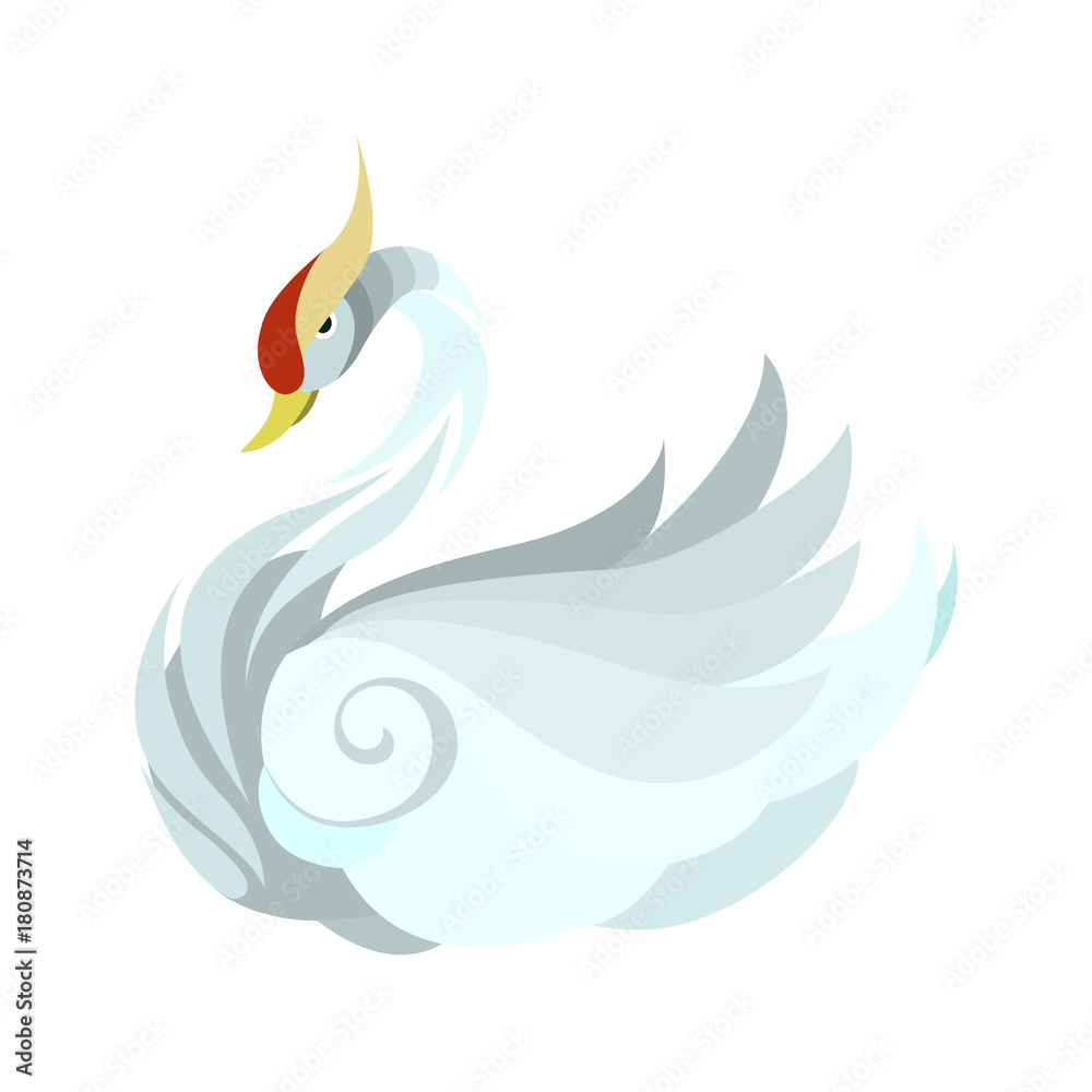 Elegant swan logo, vector bird illustration Elegant swan logo, vector bird illustration