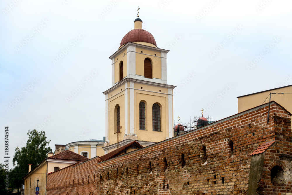 Traditional Cathedral building in Vilnius, Lithuanian